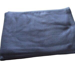 Fleece Blanket – Twin Size, Blue, 100% Polyester (RN# 98454)